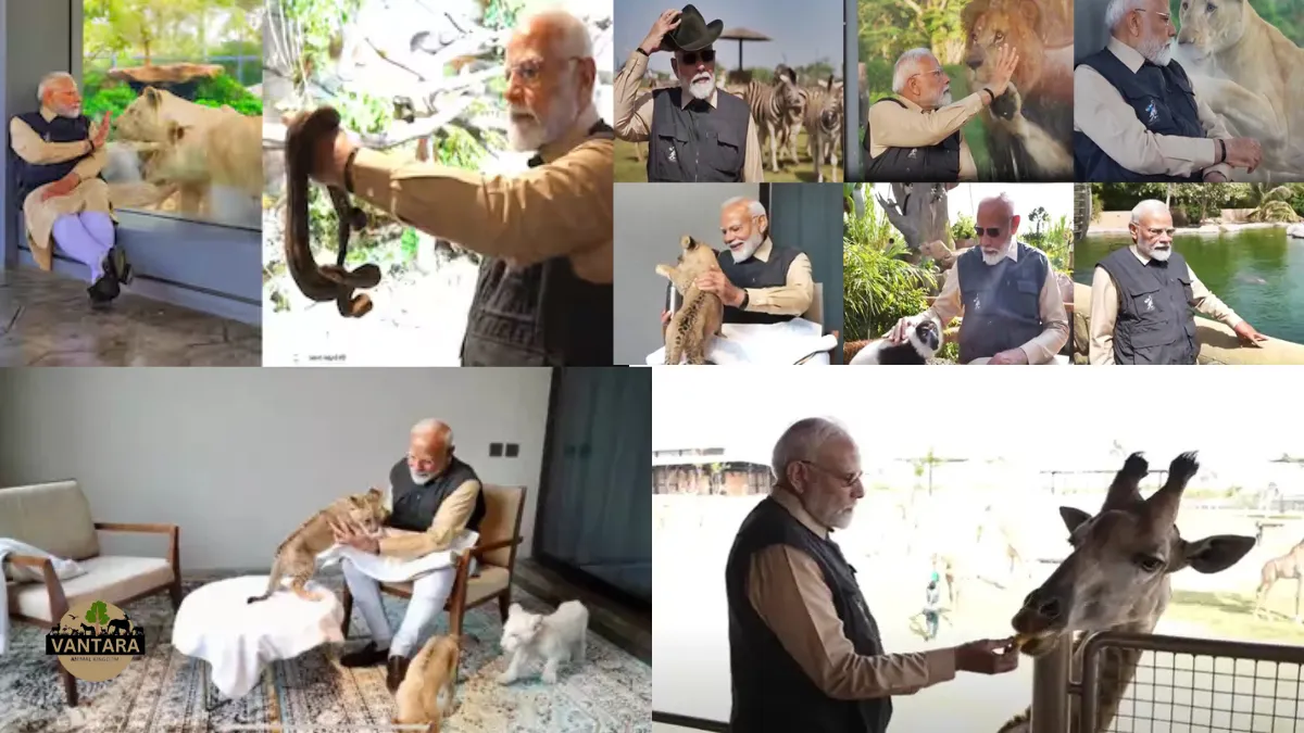 PM Narendra Modi visits Vantara zoo in Jamnagar