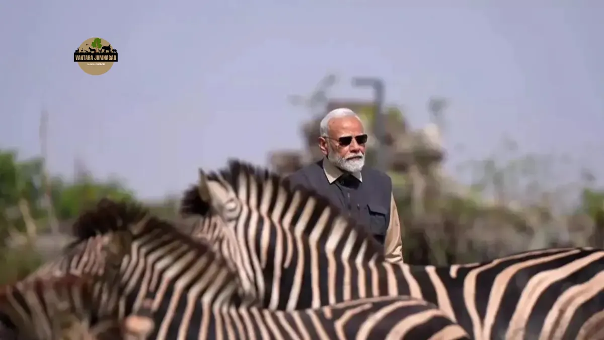 PM Modi in Vantara Jamnagar