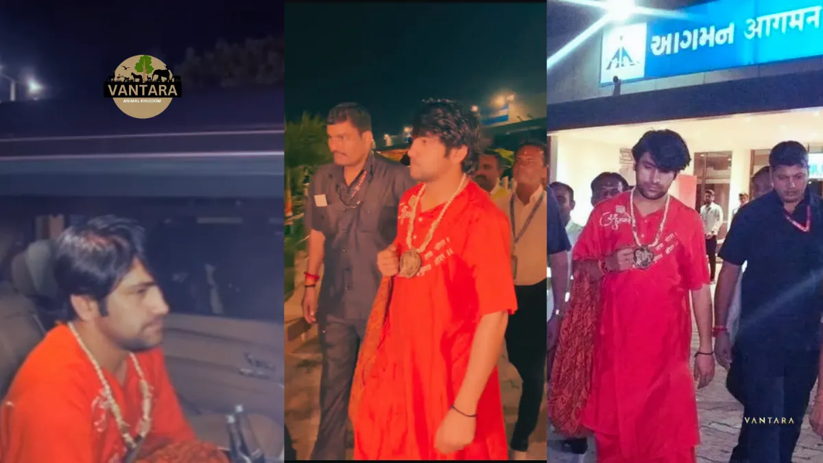 Pandit Dhirendra Shastri visit to Vantara