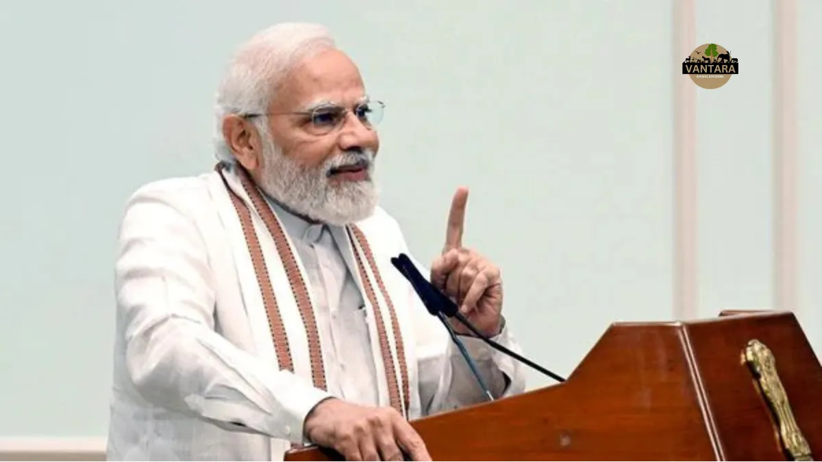 Prime Minister Narendra Modi Vantara visit