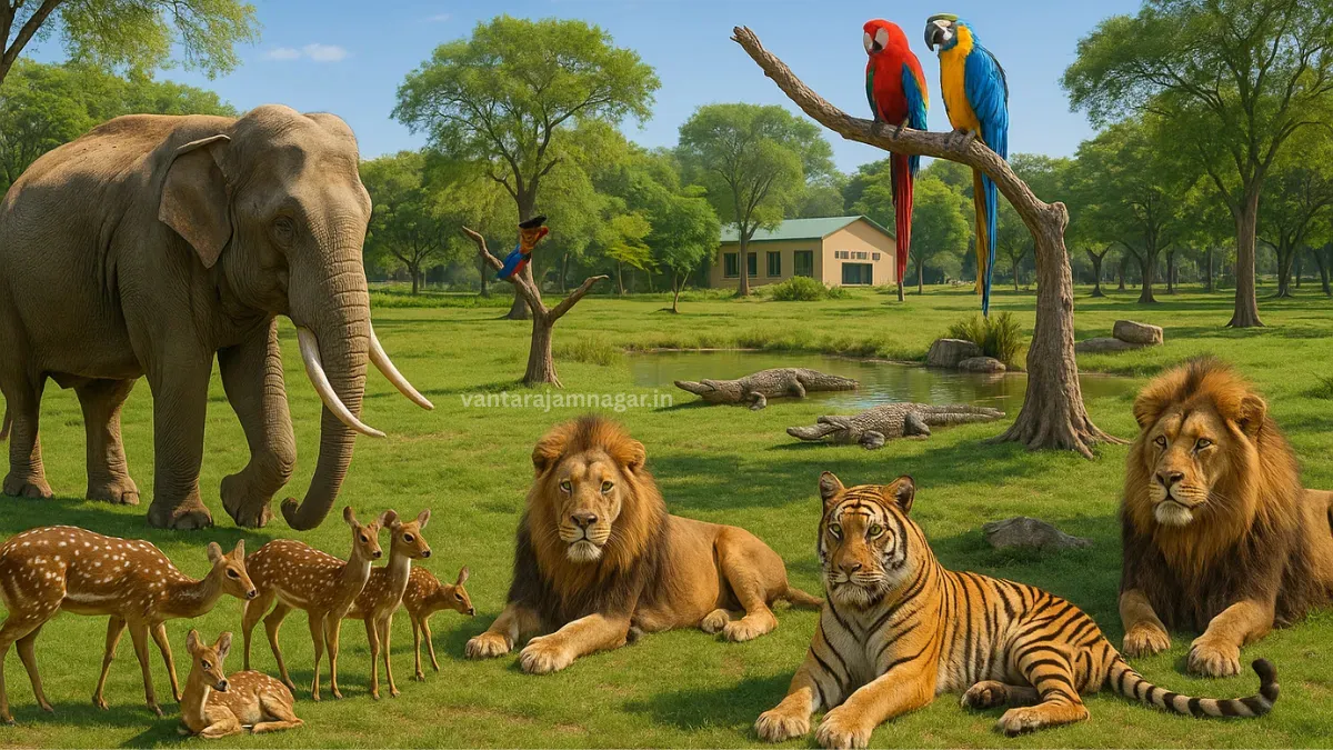 Animals in Vantara Jamnagar