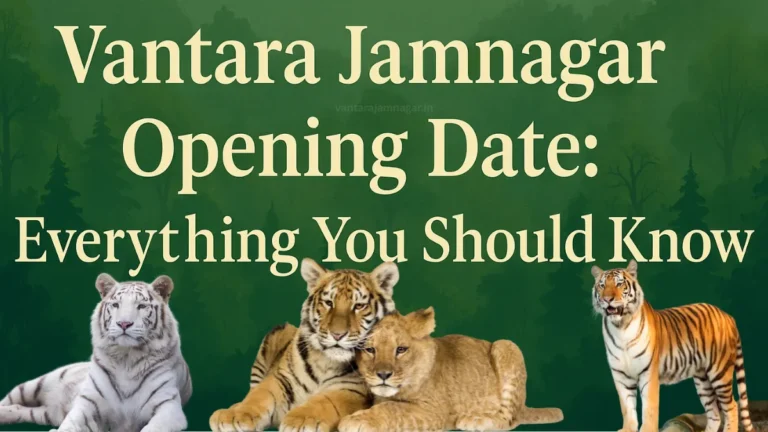 Vantara Jamnagar Opening Date